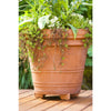 Pot Toes The Decksaver Terracotta Plastic Pot Toe 1 H x 2 W x 3 D in.