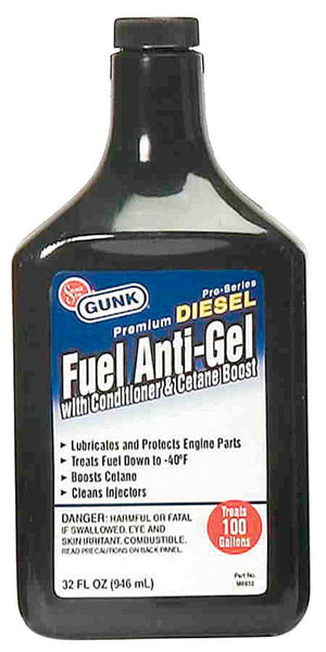 Motor Medic Gunk - Gel anticombustible diésel, 32 oz.