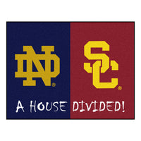 House Divided - Notre Dame / Southern Cal House Divided Rug