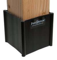Post Shields Inc. 4 in. H x 4 in. W x 4 in. L Plastic Brown Fence Post Protection (Pack of 10) - Open Box