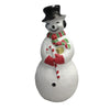 Union Red/White Snowman Blow Mold Christmas Decoration - Open Box