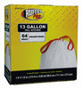 Ruffies Pro 13 gal Tall Kitchen Bags Drawstring 64 pk 0.85 mil