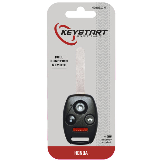 KeyStart Renewal KitAdvanced Remote Automotive Replacement Key HON017H Double For Honda