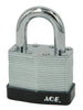 Master Lock Fortress 5.55 in. H X 1-1/2 in. W Laminated Steel 4-Pin Cylinder Padlock