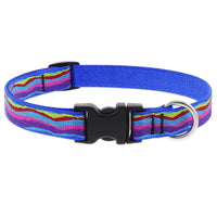 LupinePet Original Designs Multicolored Ripple Creek Nylon Dog Adjustable Collar - Deal of The Week