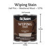Old Masters Semi-Transparent Weathered Wood Oil-Based Wiping Stain 0.5 Pt. (Pack of 6)