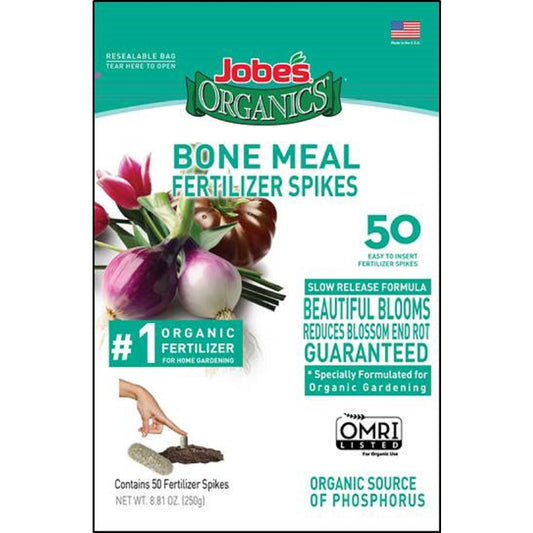 Jobe's Organics Organic 2-14-0 Bone Meal Fertilizer Spikes 50 pk