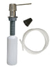 Danco Brushed Nickel Silver/White Plastic Lotion/Soap Dispenser