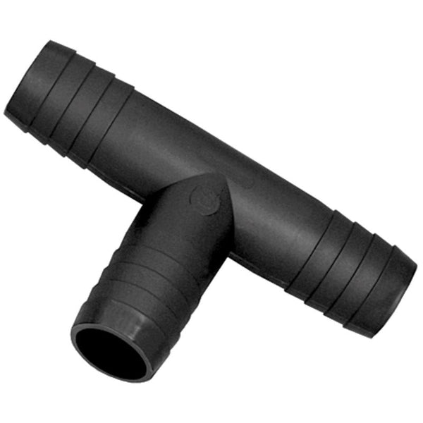 Conector en T de polipropileno Green Leaf de 3/8 pulg. de diámetro x 3/8 pulg. de profundidad, paquete de 1