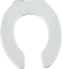 Bemis Round White Plastic Toilet Seat