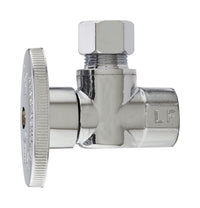 Plumb Pak 3/8 in. FIP in. X 3/8 in. Compression Brass Angle Valve - Deal of The Week