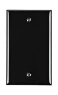 Leviton Black 1 gang Nylon Blank Wall Plate 1 pk