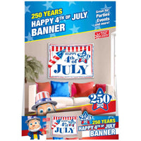 Magic Seasons America 250 Hanging Sign 1 pk (Pack of 12)