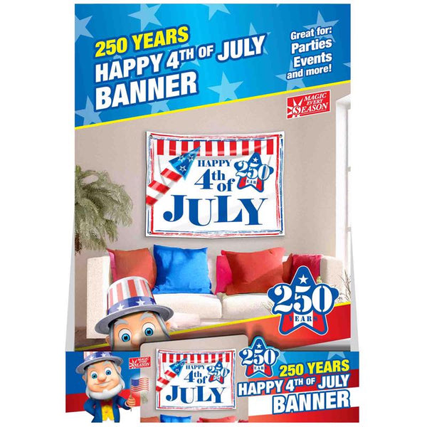 Magic Seasons America 250 Hanging Sign 1 pk (Pack of 12)