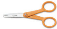 Fiskars 1.8 in. L Stainless Steel Scissors 1 pc