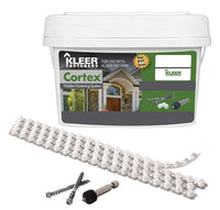 Kleer Cortex No. 7  S X 2 in. L Hex Drive Hex Head Trim Screws with Plugs (Pack of 4).
