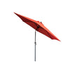 Living Accents 9 ft. Tiltable Orange Market Umbrella