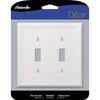 Amerelle White 1 gang Steel Toggle Wall Plate 1 pk - Open Box