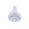 Oakbrook White PVC 3 settings Wallmount Showerhead 1.8 gpm