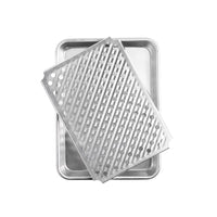 Nordic Ware Aluminum Baking Sheet with Cooling Rack 12.1 in. Silver