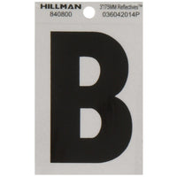 3 inch BLK/SLV B ADHV 1PC (A)