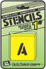 Hy-Ko 1 in. Card Stock Letters Stencil 6 each (Pack of 6)