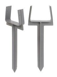 Amerimax Lightweight Plastic Gray K-Gutter Style Downspout Anchor 10-1/2 L x 2 H x 3 W in. - Open Box