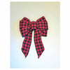Holiday Trims Assorted Plaid Wired Christmas Bow 14 in. (Pack of 12)