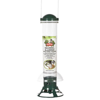 Perky-Pet Squirrel Slammer Wild Bird 3.5 lb. Metal/Plastic Bird Feeder 3 ports (Pack of 2)