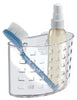 iDesign 6.5 in. H X 2.5 in. W X 5.5 in. L Clear Suction Bath Organizer