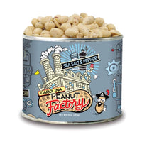 1 in 6 Snacks Carolina Peanut Factory Sea Salt & Pepper Peanuts 10 oz Can (Pack of 6)