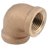 Anderson Metals 1/4 in. FIP in. X 1/4 in. D FIP Brass 90 Degree Elbow (Pack of 5)