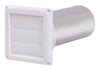 Deflect-O Jordan 4.75 in. L X 4 in. D White Plastic Dryer Vent Cover - Deal of The Week