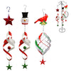 Alpine Hanging Swirling 23 in. Hanging Decor (Pack of 12)