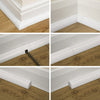 D-Line 6 in. L White Plastic Raceway Coupling Kit