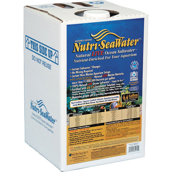 Nutri Seawater 4.4 Gal Natural Live Ocean Saltwater