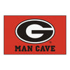University of Georgia Red Man Cave Rug - 5ft. x 8 ft.
