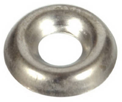Hillman Nickel-Plated Steel .164 in. Countersunk Finish Washer 100 pk