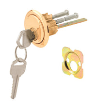 Prime-Line KW Brass-Plated Zinc Rim Cylinder Keyed Alike - Deal of The Week