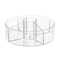 InterDesign Clear Divided Kitchen Bin 4.5 in. H X 11.5 in. W X 11.5 in. D - Deal of The Week