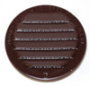 Maurice Franklin Brown Aluminum Gloss 0.020 ga. Mini Louver 2 L x 2 W in.