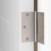 National Hardware Squeak Guard 3.5 in. L Satin Nickel Door Hinge 3 pk