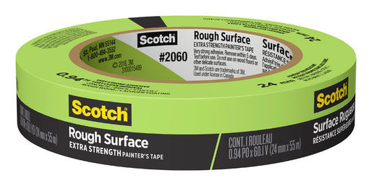 Scotch 0.94 in. W X 60 yd L Green Extra Strength Masking Tape 1 pk