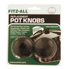 Fitz-All Plastic Replacement Pot Knob Black