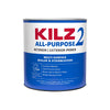 KILZ White Flat Water-Based Acrylic Stain Blocking Primer 1 qt (Pack of 6)