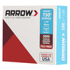 Arrow T50 3/8 in. W X 1/4 in. L 18 Ga. Flat Crown Heavy Duty Staples 5000 pk