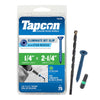 Tapcon 2-1/4 in. L Star Flat Head Concrete Screws 75 pk