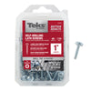 Teks No. 8  x 1 in. L Phillips Truss Head Zinc-Plated Steel Lath Screws 170 pk