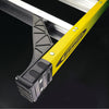Werner 8 ft. H Fiberglass Step Ladder Type IAA 375 lb. capacity
