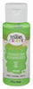 Rust-Oleum Testors Craft Fluorescent Green Acrylic Paint Indoor 10 g/L 2 oz. (Pack of 6)